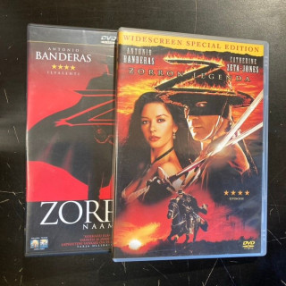 Zorron naamio / Zorron legenda 2DVD (VG+-M-/M-) -seikkailu-